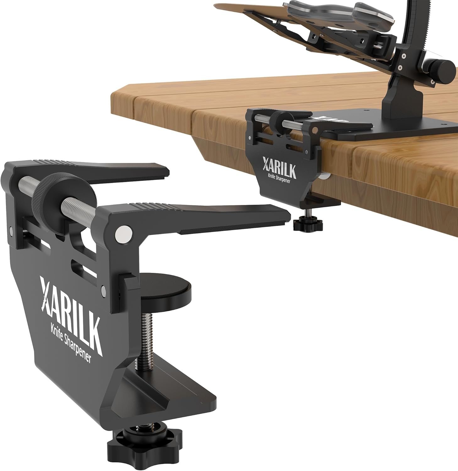 KNIFE SHARPENER SECURING CLIP