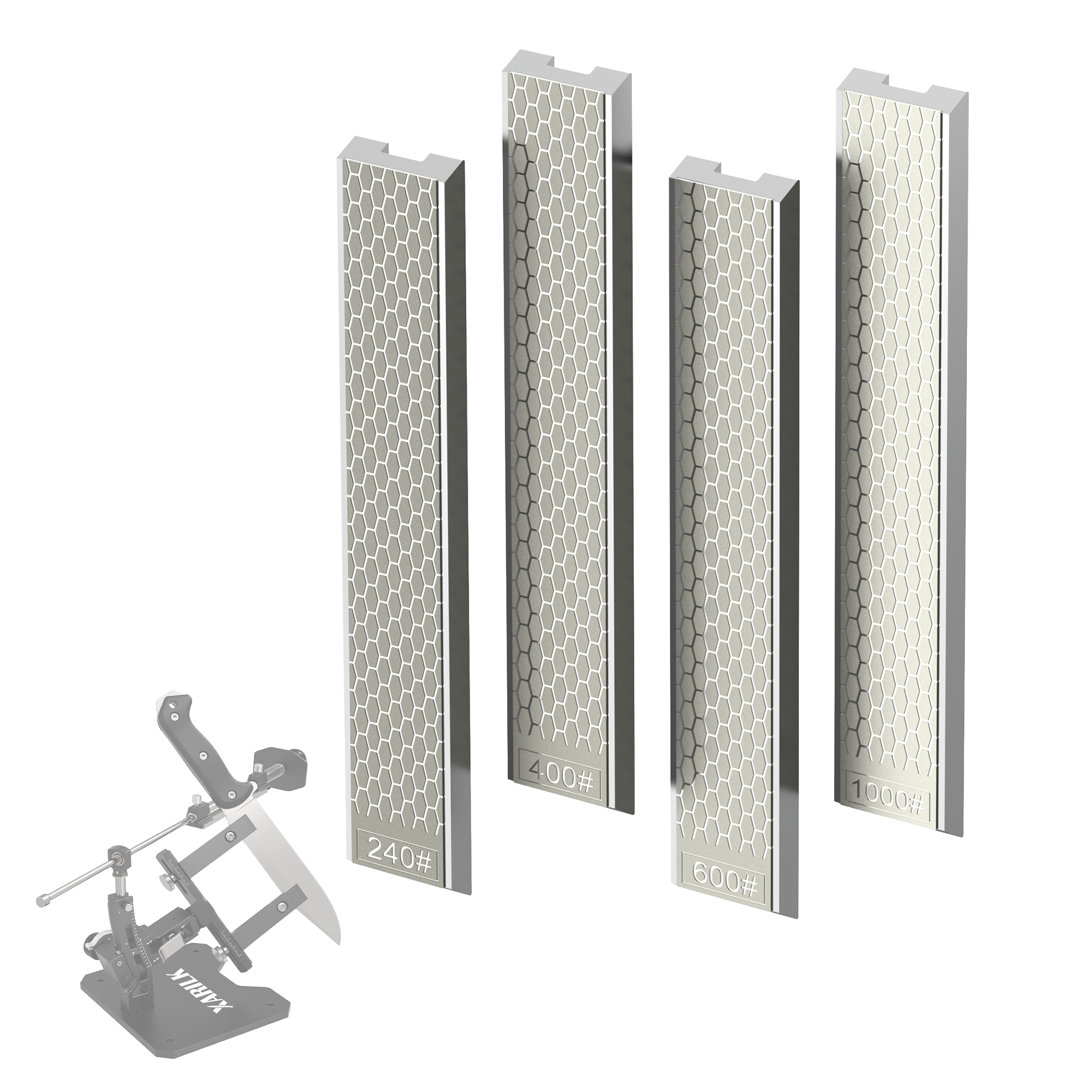 Diamond Stones Set-Silver