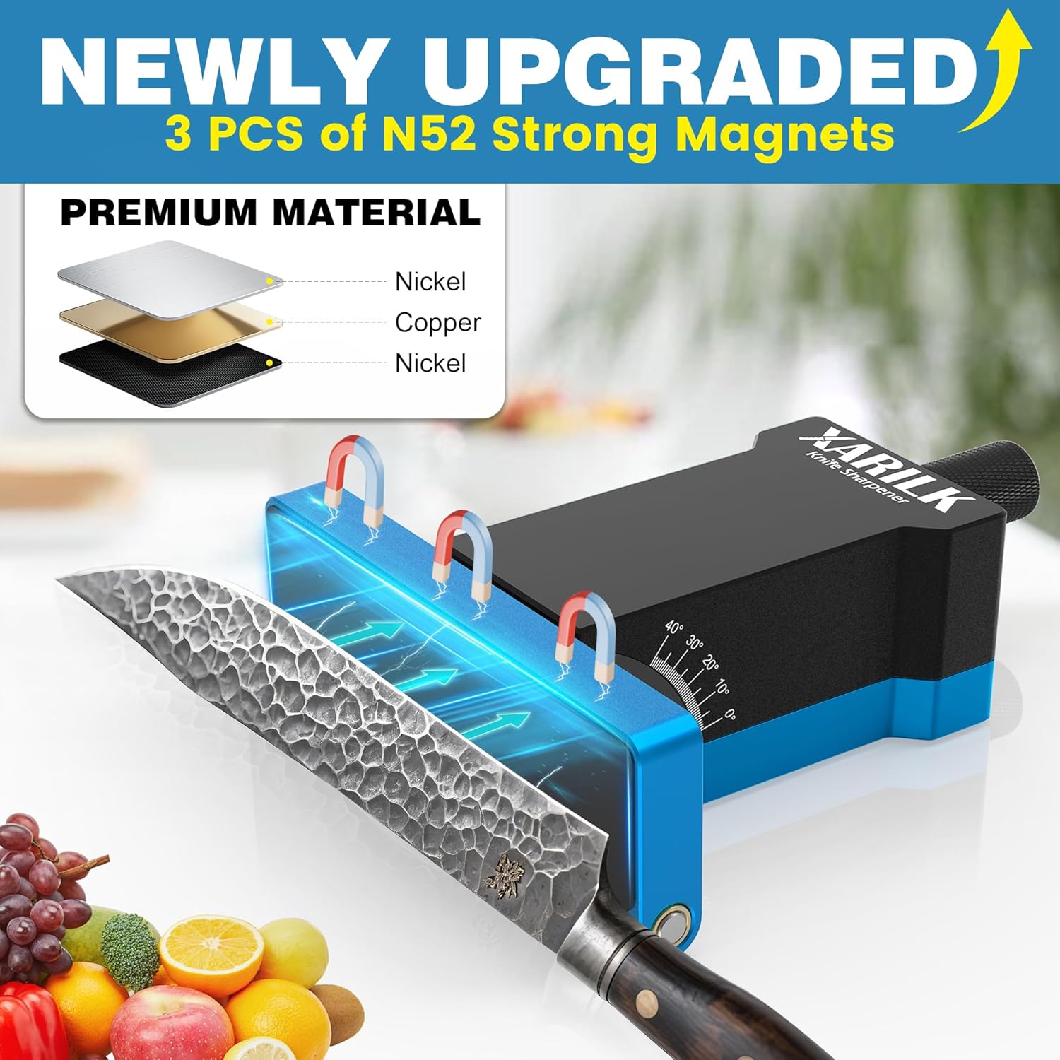 Upgraded Rolling Knife Sharpener Kit Y3