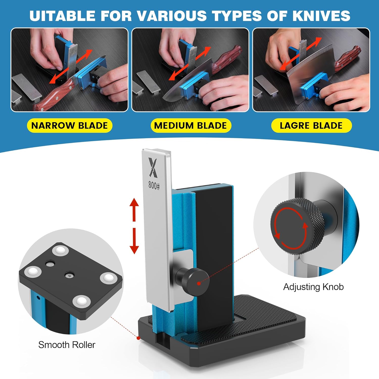 Upgraded Rolling Knife Sharpener Kit Y3