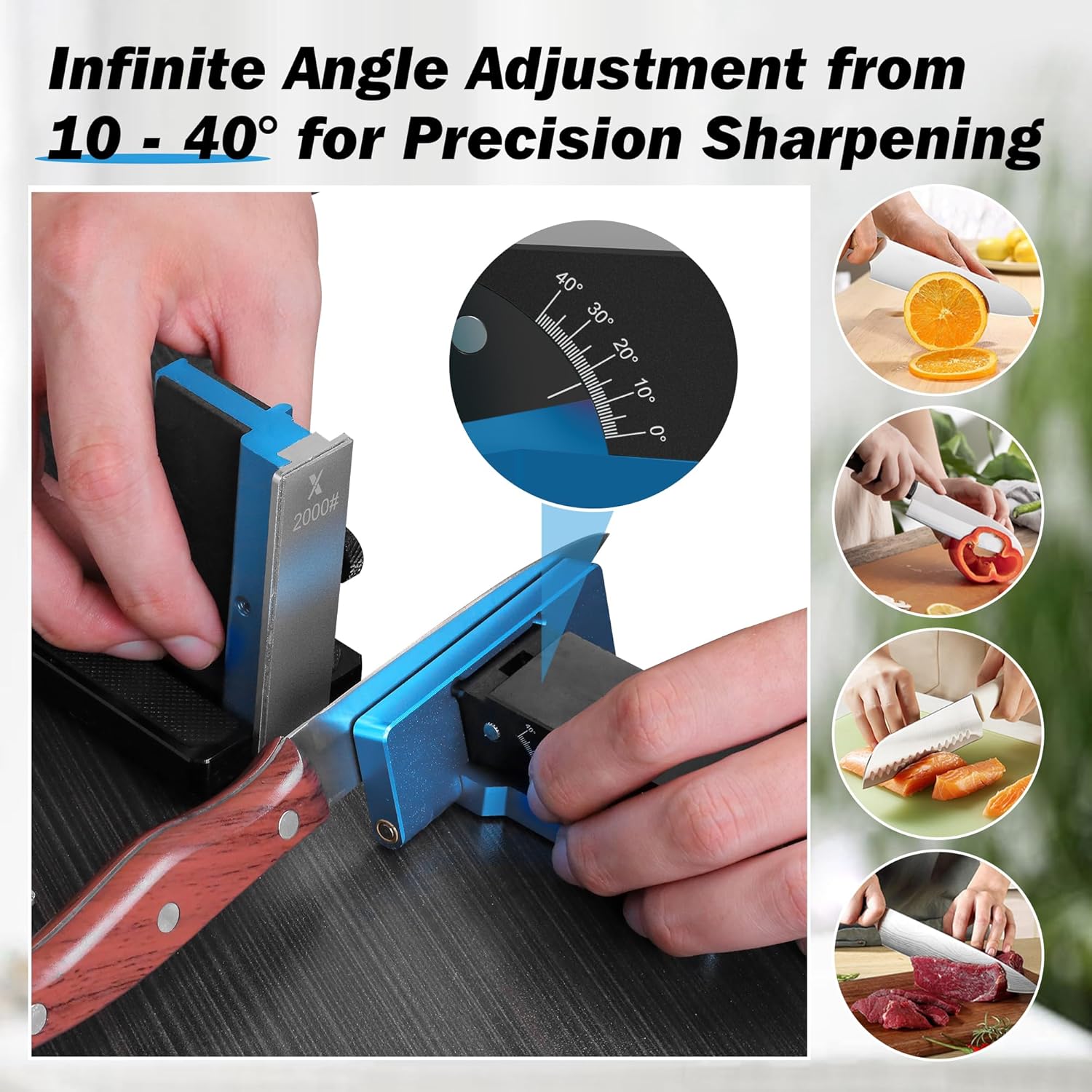 Upgraded Rolling Knife Sharpener Kit Y3