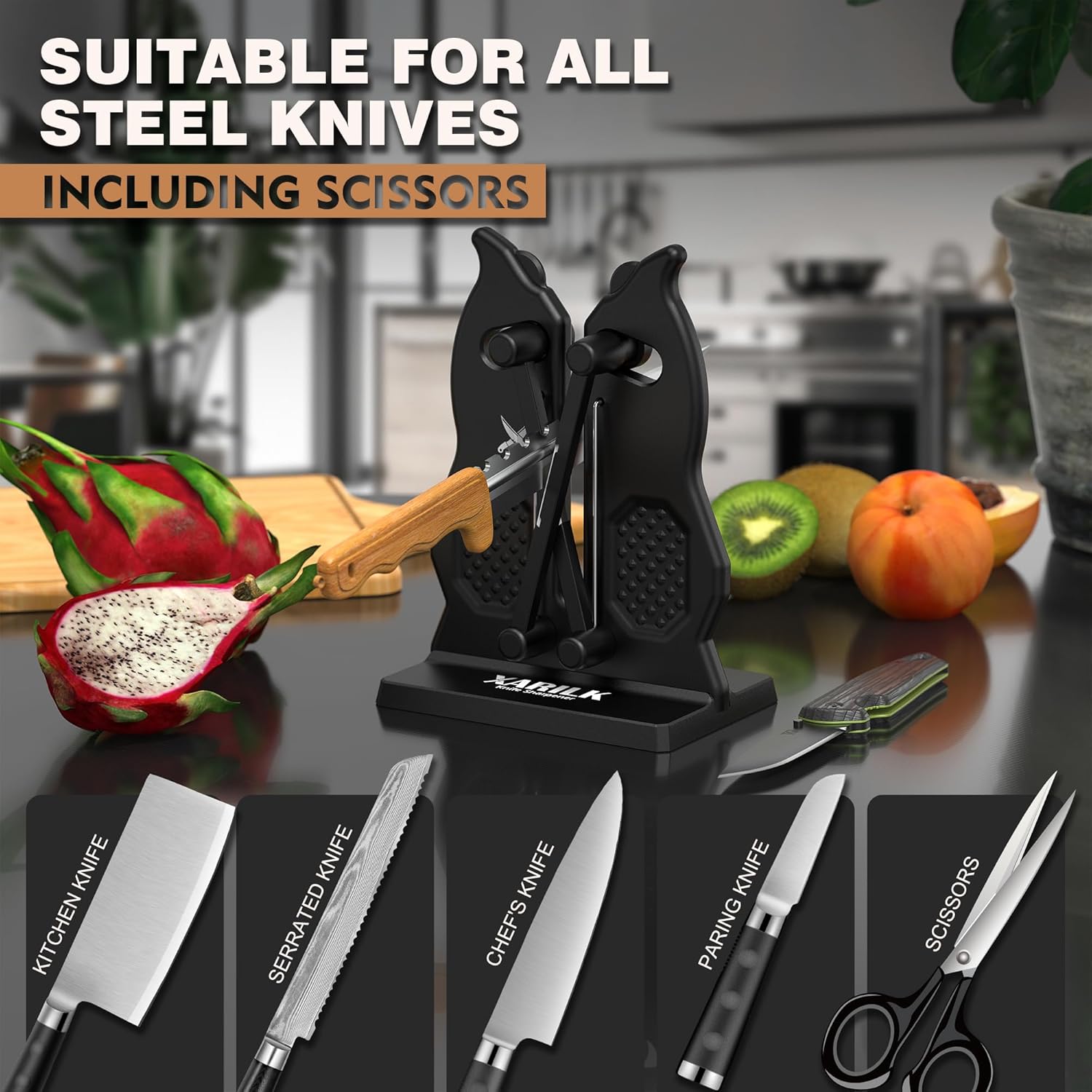 V--Edge Kitchen Knife Sharpener